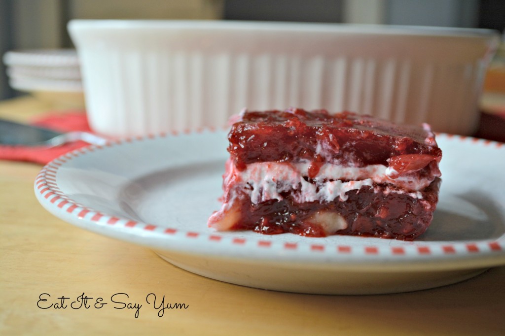 Raspberry Layered Jello Eat It & Say Yum
