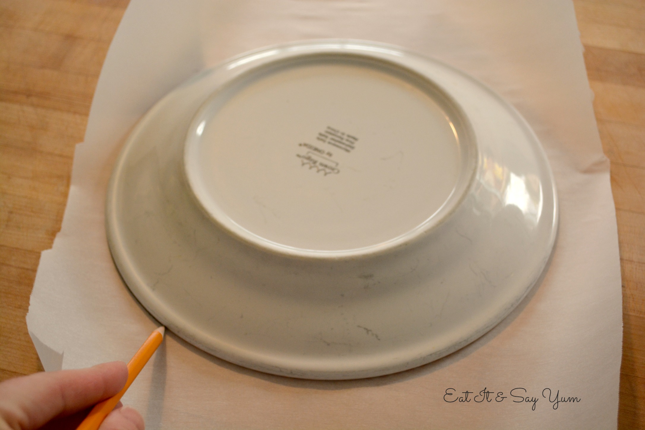 Parchment paper for using pie beans or rice Eat It & Say Yum