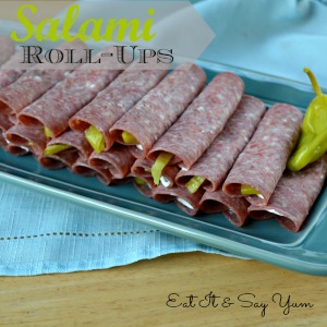 Salami Roll-ups Eat It & Say Yum