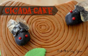 Cicada Invasion Cake!  Eat It & Say Yum  Every little boy's dream cake. 