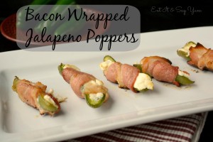 Bacon Wrapped Jalapeno poppers 