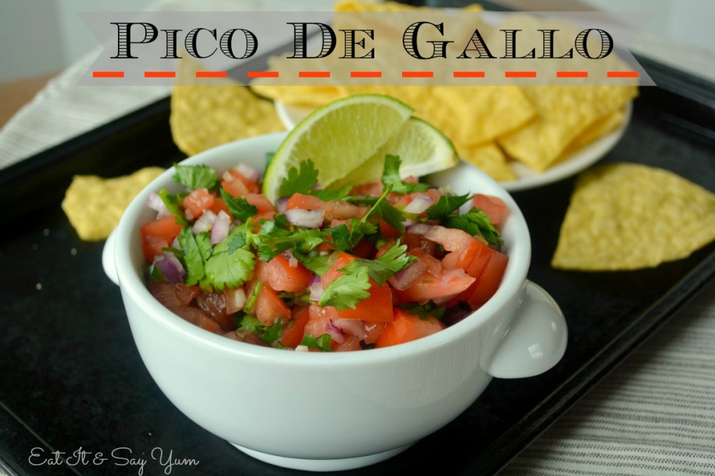 Fresh Pico De Gallo from Eat It & Say Yum 791