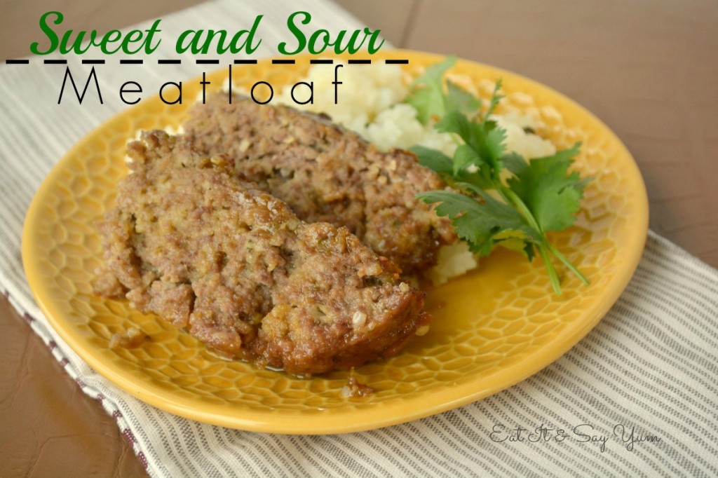 Sweet and Sour Meatloaf from Eat It & Say Yum