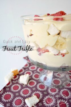 Quick and East Fruit Trifle | Eat It & Say Yum