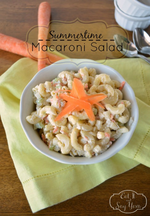 Macaroni Salad for Barbecues and Luaus from Eat It & Say Yum 1