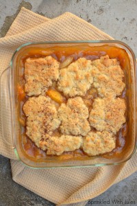 Peach Cobbler - Sprinkled With Jules