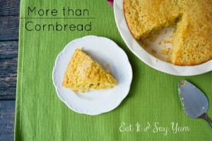More than Cornbread, made with green chiles and cheese