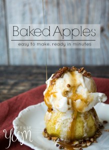 Baked Apples that are so easy to make and are ready in minutes- from Eat It & Say Yum