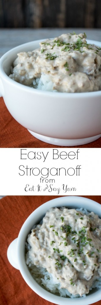 Fast and Easy Beef Stroganoff | Eat It & Say Yum