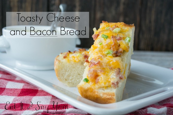 Toasty Cheese and Bacon Bread by Eat It & Say Yum