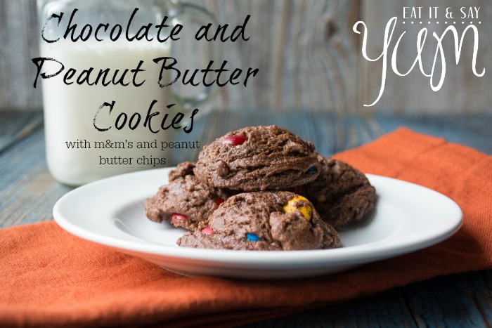 Double Chocolate, Double Peanut Butter Cookies