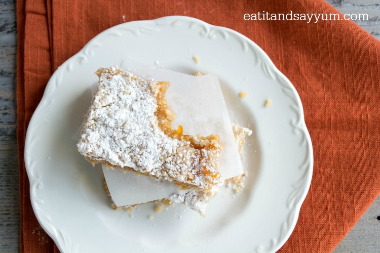 Apricot Bars- Perfectly Chewy and Crumbly