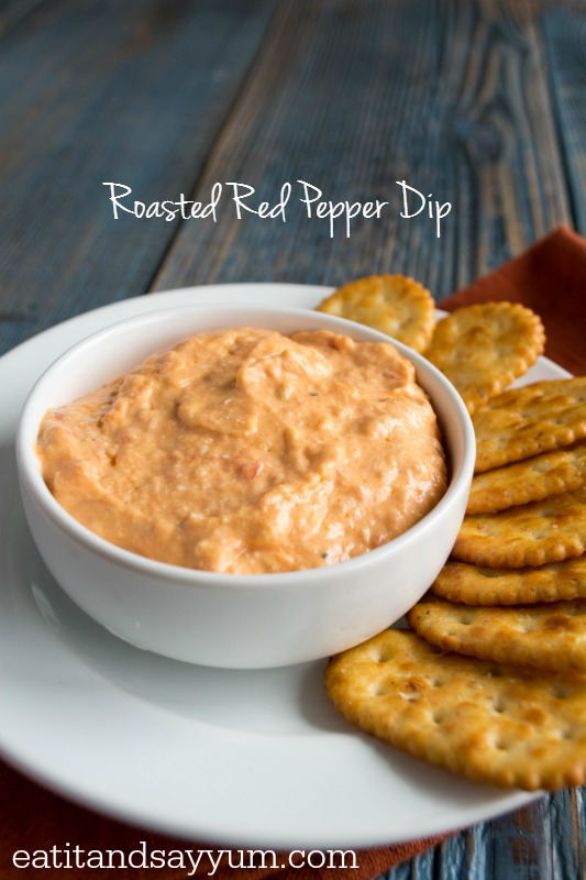 Roasted Red Pepper Dip from Eat It & Say Yum