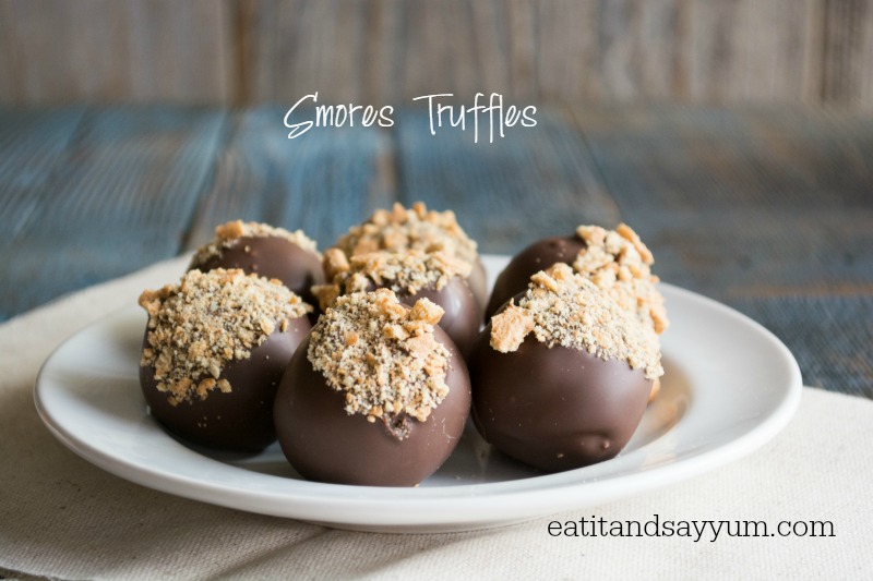 S'mores Truffles from Eat It and Say Yum