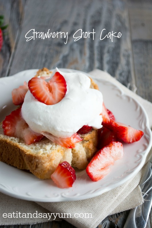 Strawberry Short Cake- perfect for Spring and Summer