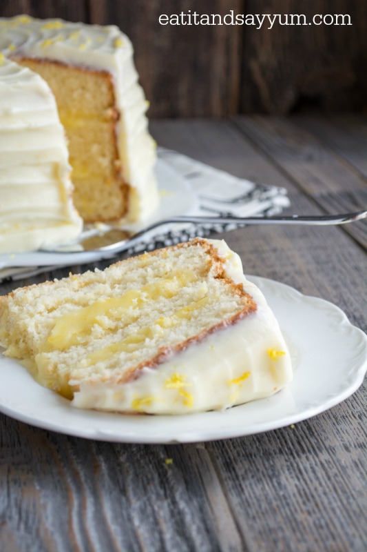 Lemon Chiffon Cake, from #eatitandsayyum, #dessert # recipe