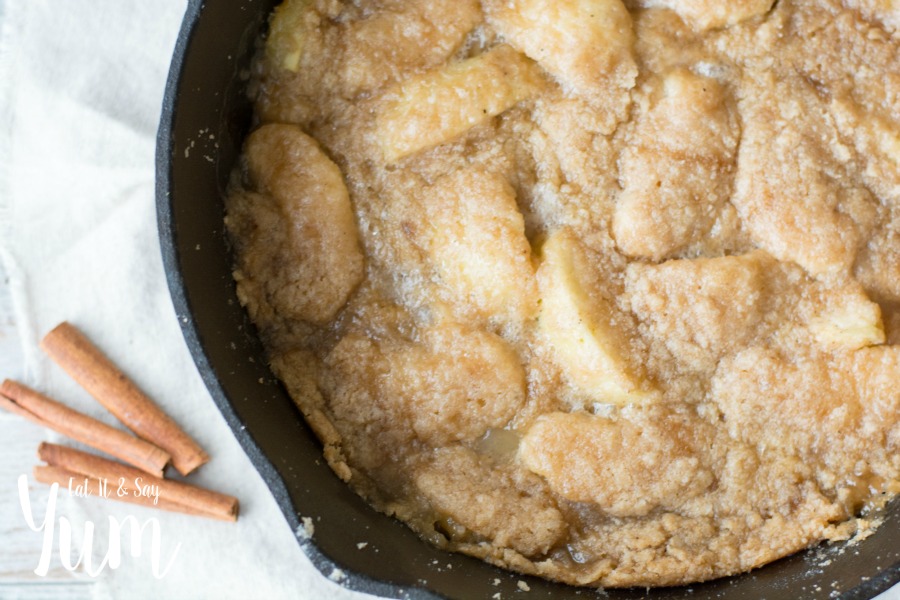 Dutch Oven Apple Crisp - You have to try this one! - Girl Camper
