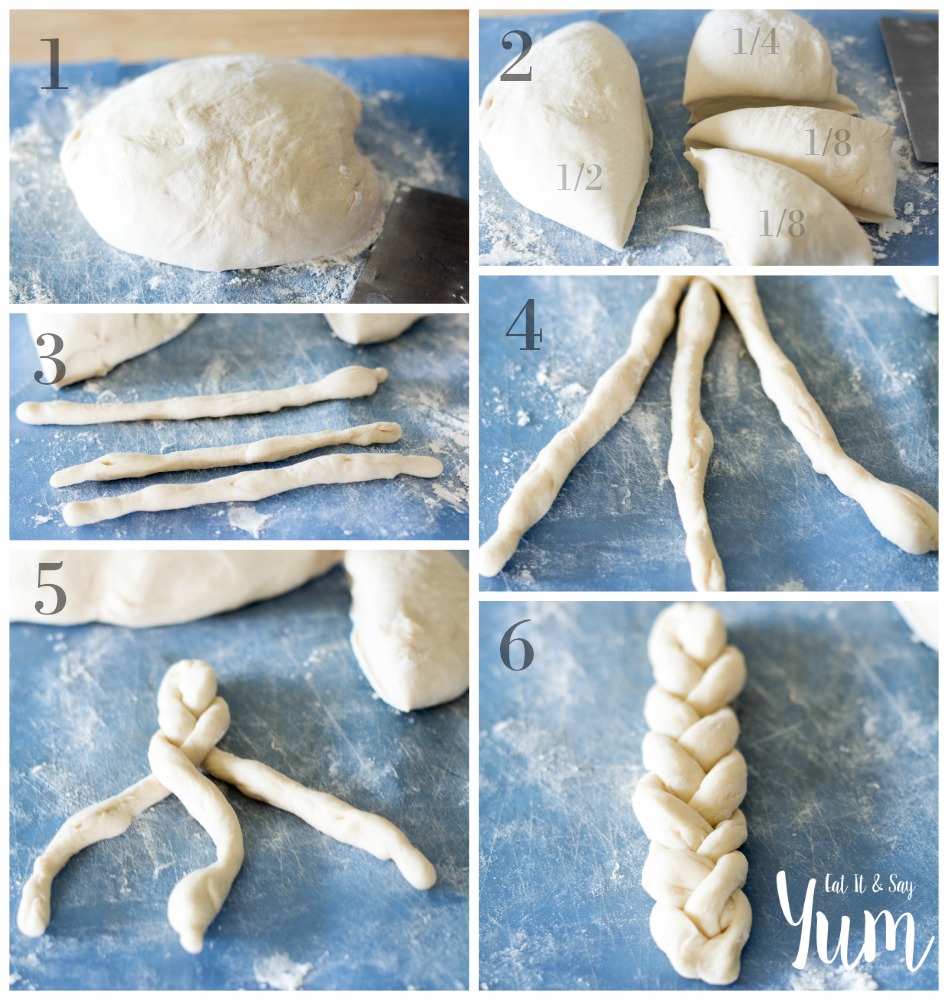 How to make braided breadsticks