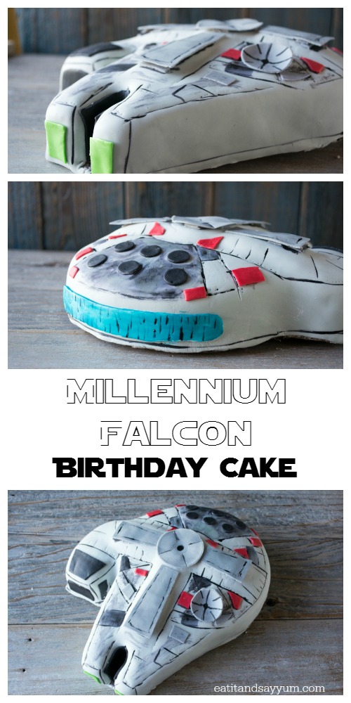 Star Wars Millennium Falcon Birthday Cake