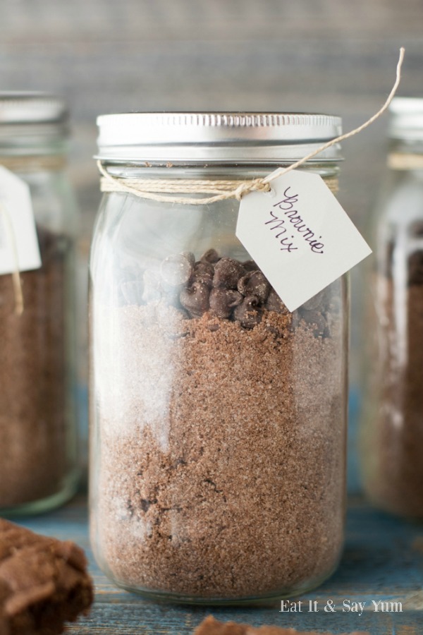 Brownie Mix- make ahead of time and keep in your pantry- ready to make brownies whenever you want!