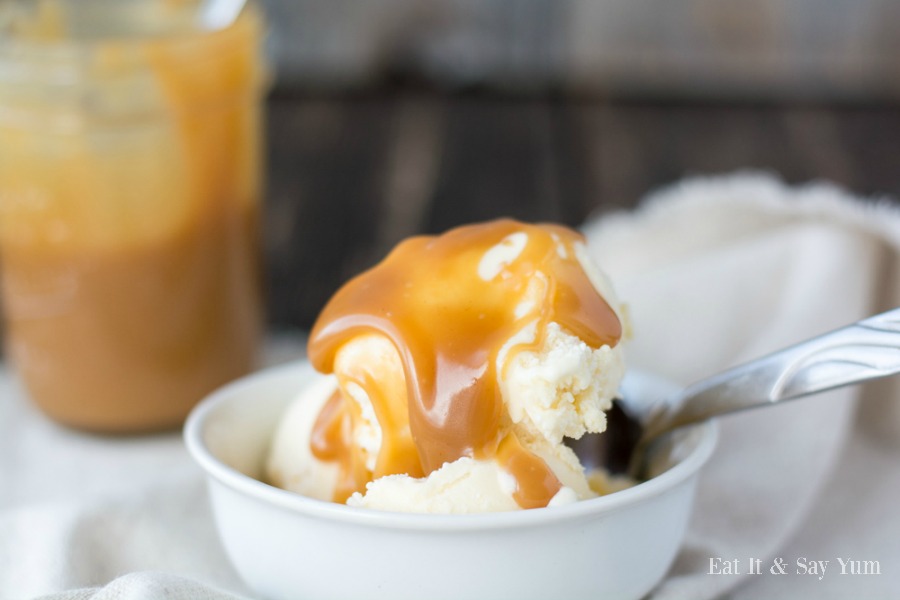 Hot Peanut Butter Fudge Sauce-so good you will be licking the spoon!