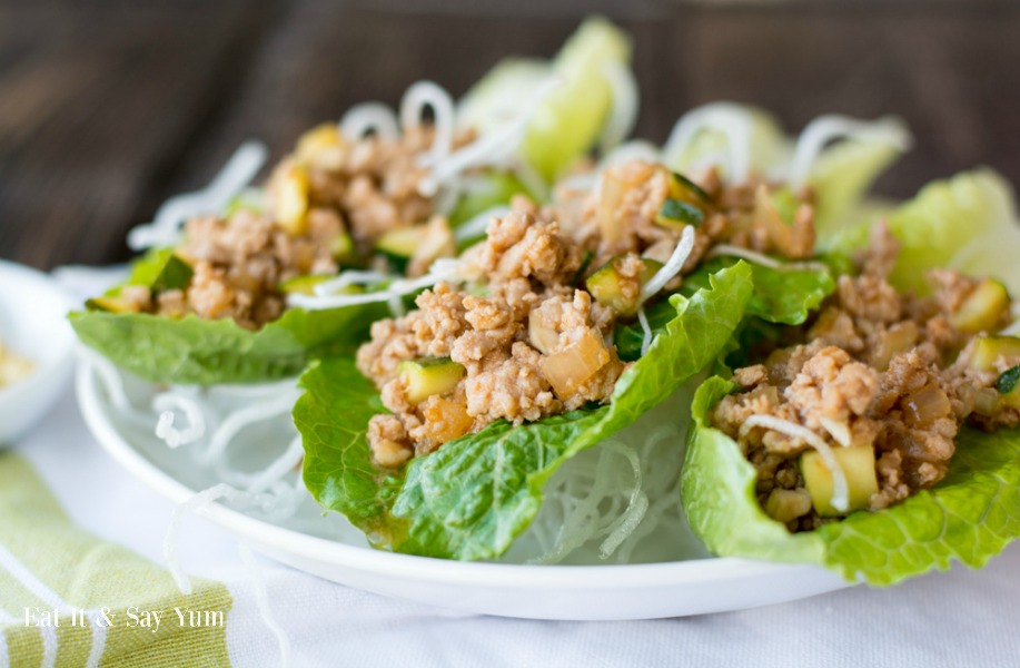 Lettuce Wraps- good tasting food that is good for you, too!