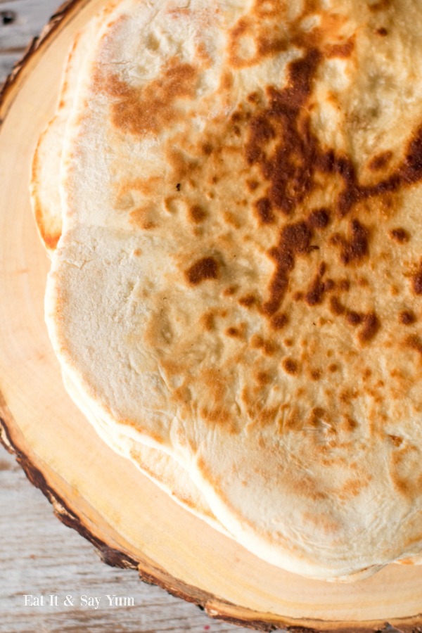 Naan Bread- an easy bread that anyone can make.  Goes great with soups, salads, etc.