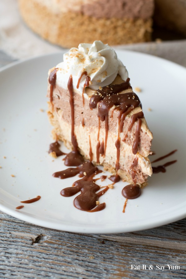 Pumpkin Nutella Cheesecake- no-bake, easy to make, and perfect for the holidays