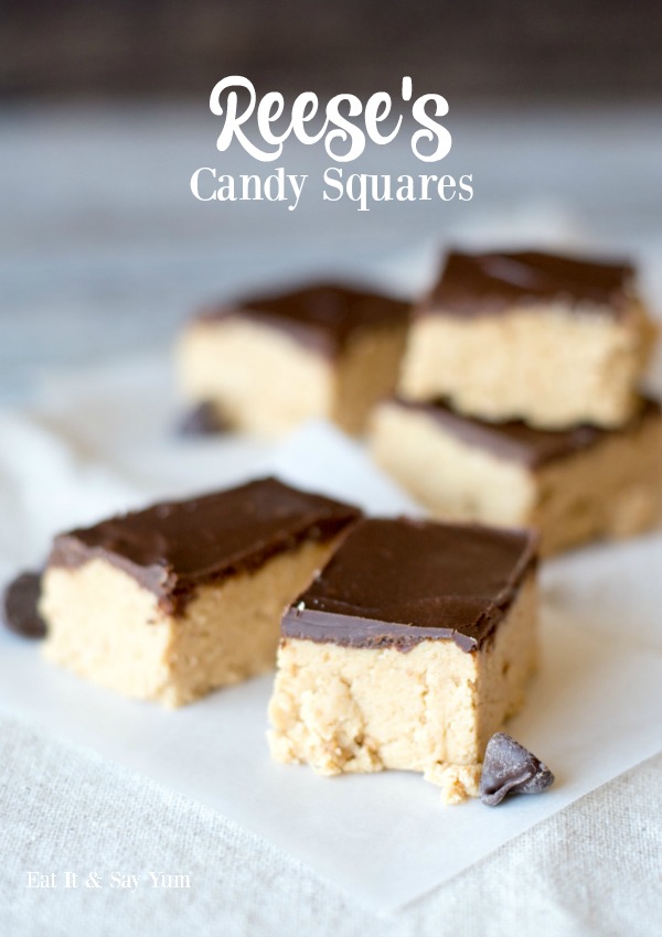 Reese's Candy Squares-all the peanut butter and chocolate flavor that you love!  Easy to make, fun to eat!