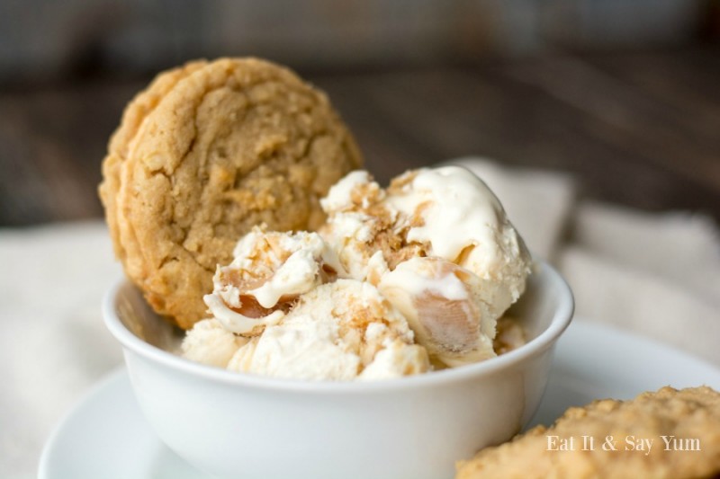 Peanut Butter Cookie Ice Cream | Eat It & Say Yum