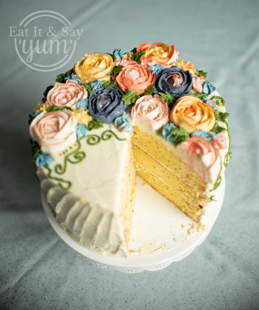 Lemon Poppy seed cake- Eat It & Say Yum