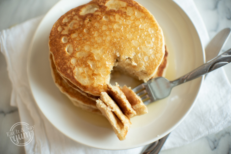 Blender Pancakes- have a bite, share with your family